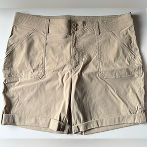 Eddie Bauer Women's Bermuda Shorts Tan Size 16 New without Tags